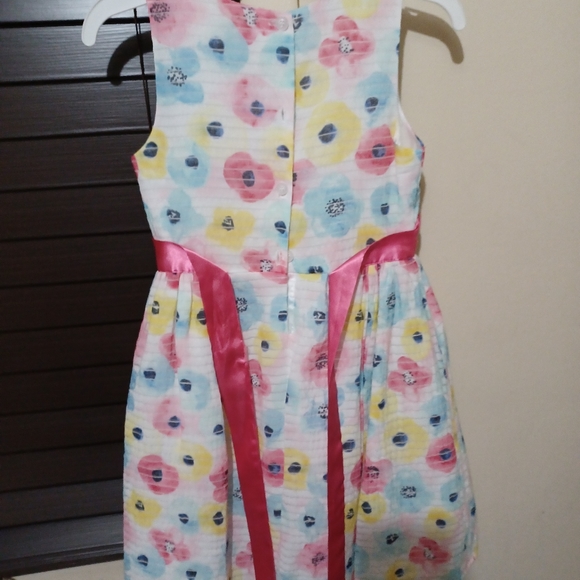 Blueberi multicolor Sz 10. Girls Dress - Picture 3 of 4
